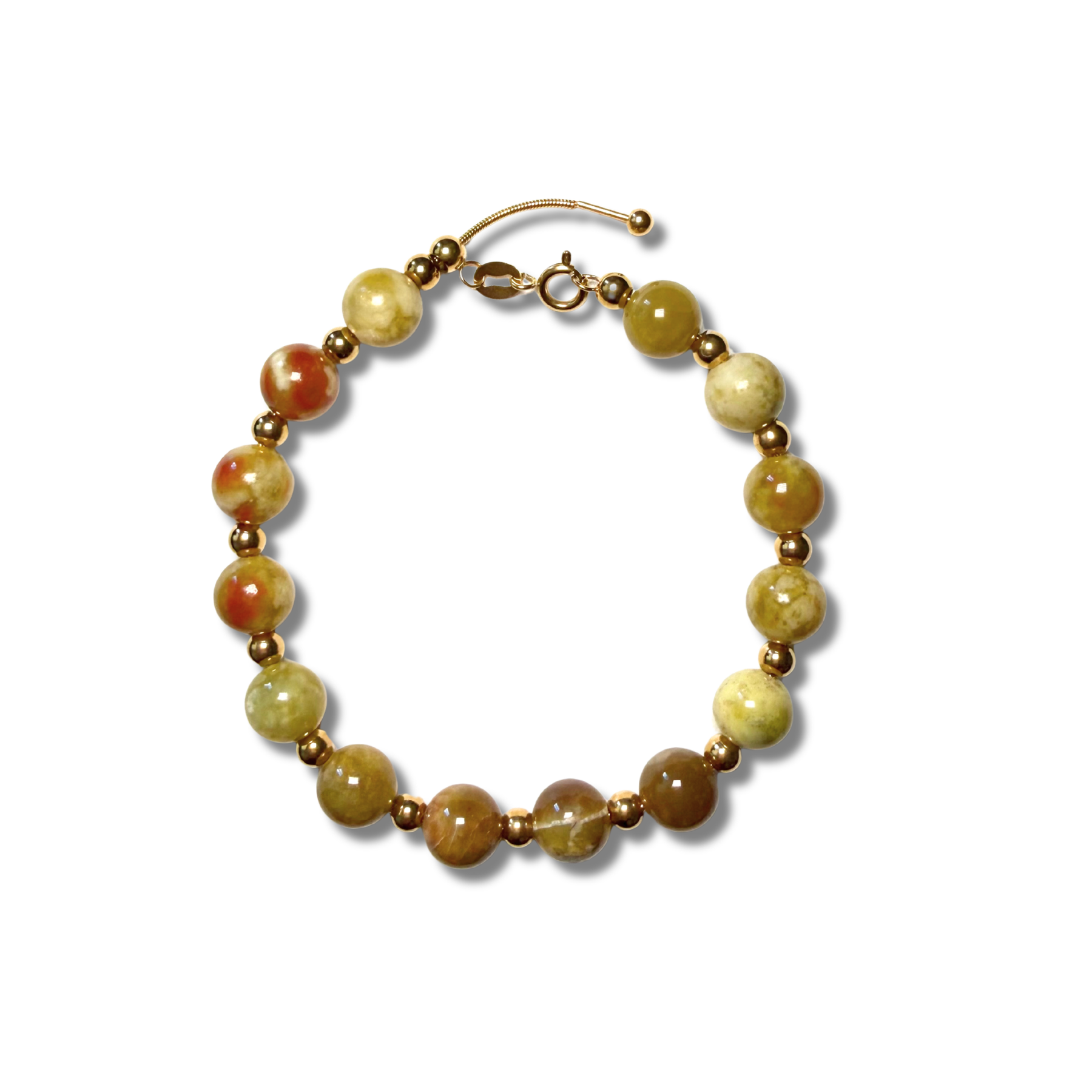 Hazel - Green Dragon Stone Bracelet Everenci